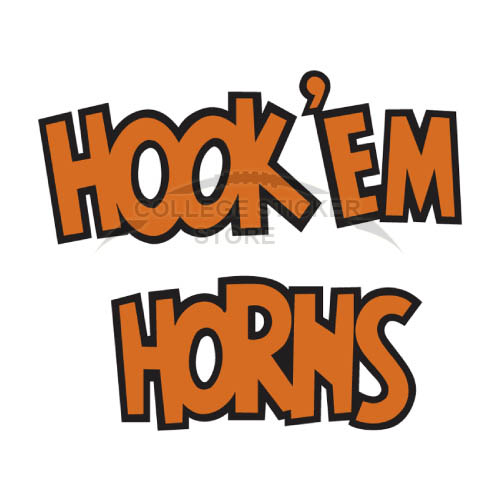 Homemade Texas Longhorns Iron-on Transfers (Wall Stickers)NO.6509